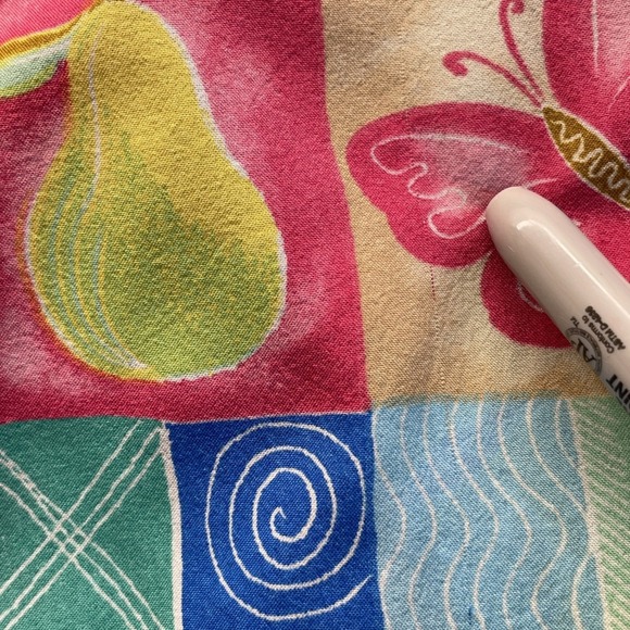 Vintage KORET Francisca Windbreaker Jacket Womens XL Floral Full‎ zip Colorful - Picture 9 of 16